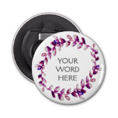 Botanische Krone - Diana - Flaschenöffner (Vorderseite)