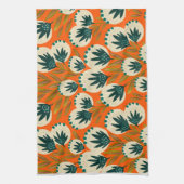 Botanische Küchenhandtücher an der Küste Geschirrtuch (Vertikal)