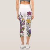 Botanische Kunst Capri Leggings (Rückseite)