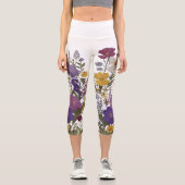 Botanische Kunst Capri Leggings (Vorderseite)