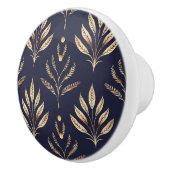 Botanische Kunst-Déco Keramikknauf (Rechts)