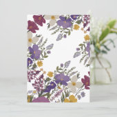 Botanische Kunst Einladung (Stehend Vorderseite)