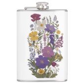 Botanische Kunst Flachmann (Vorderseite)