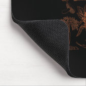 Botanische Kunst, Froschpilze Goblincore Ästhetik- Mousepad (Ecke)