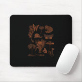 Botanische Kunst, Froschpilze Goblincore Ästhetik- Mousepad (Mit Mouse)