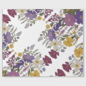 Botanische Kunst Geschenkpapier (Flach)