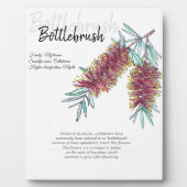 Botanische Kunst in Australien Fotoplatte (Vorderseite)