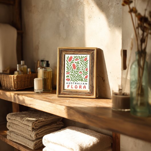 Botanische Kunst in Australien | Native Wild Poster