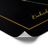 Botanische Kunst in Kalifornien Poster (Ecke)