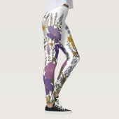Botanische Kunst Leggings (Rechts)