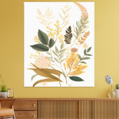 Botanische Kunst Print Leinwanddruck (Insitu (Wohnzimmer))