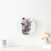 Botanische Kunst Runde Wanduhr (Zuhause)