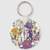 Botanische Kunst Schlüsselanhänger (Vorderseite)