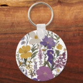 Botanische Kunst Schlüsselanhänger (Vorderseite)