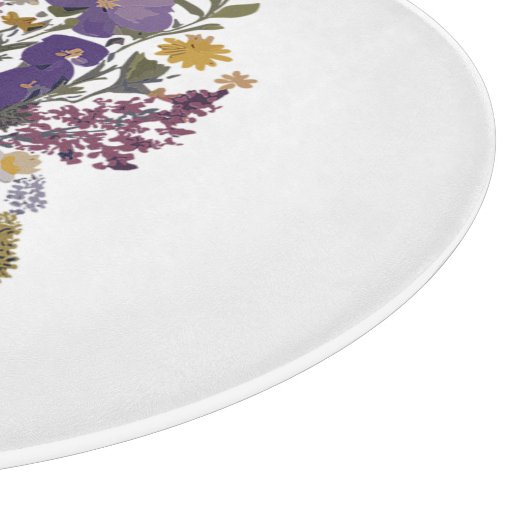 Botanische Kunst Schneidebrett (Ecke)