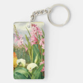 Botanische Kunst: Schönheiten des Sumpfes Schlüsselanhänger (Rückseite)