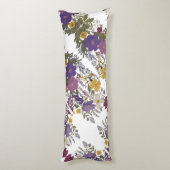 Botanische Kunst Seitenschläferkissen (Rückseite (Vertikal))