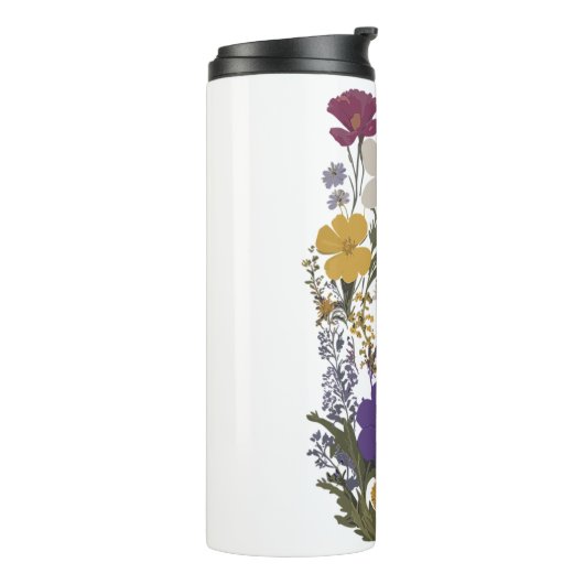 Botanische Kunst Thermosbecher (Nach links gedreht)