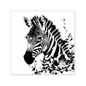 Botanische Kunst Zebra Permastempel (Design)