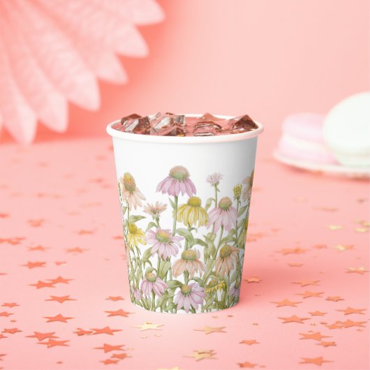 Botanische Kunstsammlungen für Wasserfarben Pappbecher (Insitu)