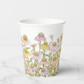 Botanische Kunstsammlungen für Wasserfarben Pappbecher (Vorderseite)