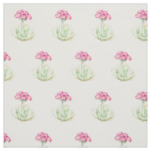 Botanische Kunststoffe in Primrose Aquarellfarbe Stoff