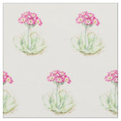 Botanische Kunststoffe in Primrose Aquarellfarbe Stoff (Nahaufnahme)