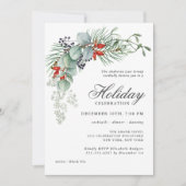 Botanische Landschaft Party Einladung (Vorderseite)