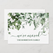 Botanische Landschaftsänderung im Wasser Postkarte (Vorne/Hinten)