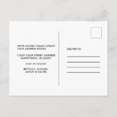 Botanische Landschaftsänderung im Wasser Postkarte (Rückseite)