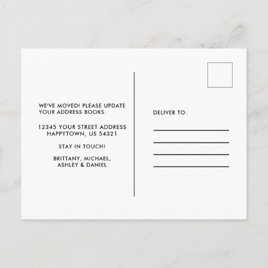 Botanische Landschaftsänderung im Wasser Postkarte (Rückseite)