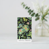 Botanische Landschaftsgärtnerische Pflanze Moderne Visitenkarte (Stehend Vorderseite)