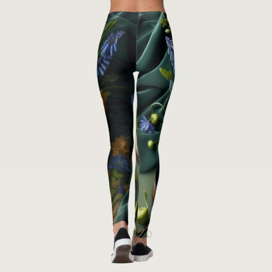 Botanische Leggings (Rückseite)