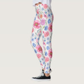 Botanische Leggings mit Chic Watercolor (Links)