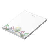 Botanische Lehrerin für Wasserfarbe Notizblock (Rotiert)