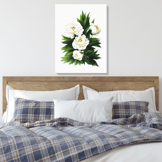 Botanische Leinwand (Insitu (Schlafzimmer))
