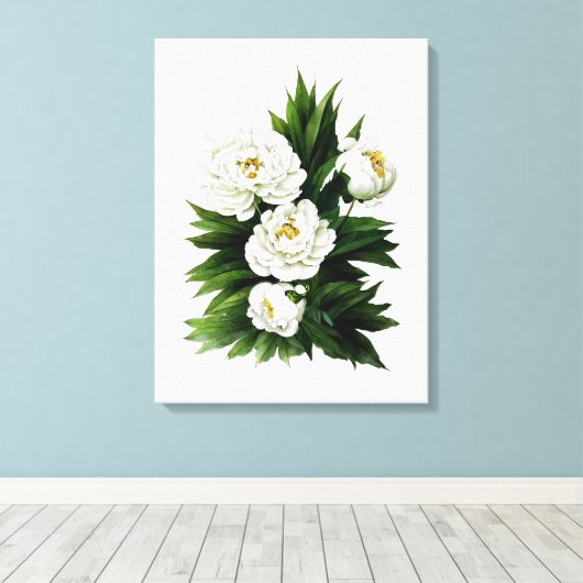 Botanische Leinwand (Insitu (Holzboden))