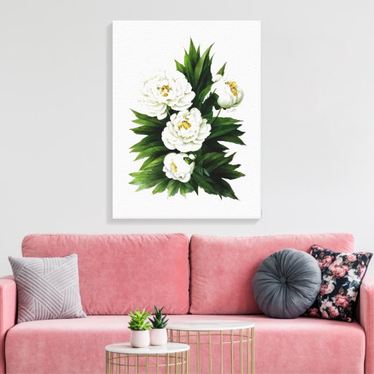 Botanische Leinwand (Insitu (Wohnzimmer))