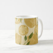 Botanische Lemon Greenery Kaffeetasse (VorderseiteRechts)