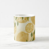Botanische Lemon Greenery Kaffeetasse (Mittel)