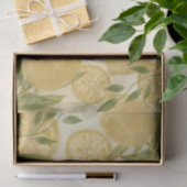 Botanische Lemon Greenery Seidenpapier (Geschenk)
