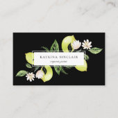 Botanische Lemons Business Card Visitenkarte (Vorderseite)