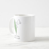 Botanische Lily der Blume Valley Pastel Kaffeetasse (Vorderseite Links)