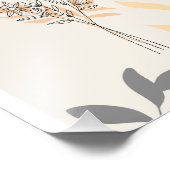 Botanische Linie Delikatessen Fotodruck (Ecke)