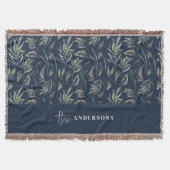 Botanische Marineinfassade mit elegantem Familiend Decke (Vorderseite)