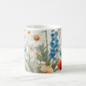 Botanische Medaille von Blume Kaffeetasse (Mittel)