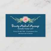Botanische medizinische Massage-Therapie Visitenkarte (Vorderseite)
