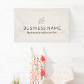 Botanische Minimalistische Darstellung von Busines Banner (Insitu)