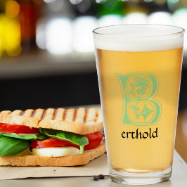 Botanische mittelalterliche Dekorative Hauptstadt  Glas