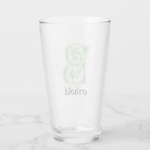 Botanische mittelalterliche Dekorative Hauptstadt Glas (Rückseite)
